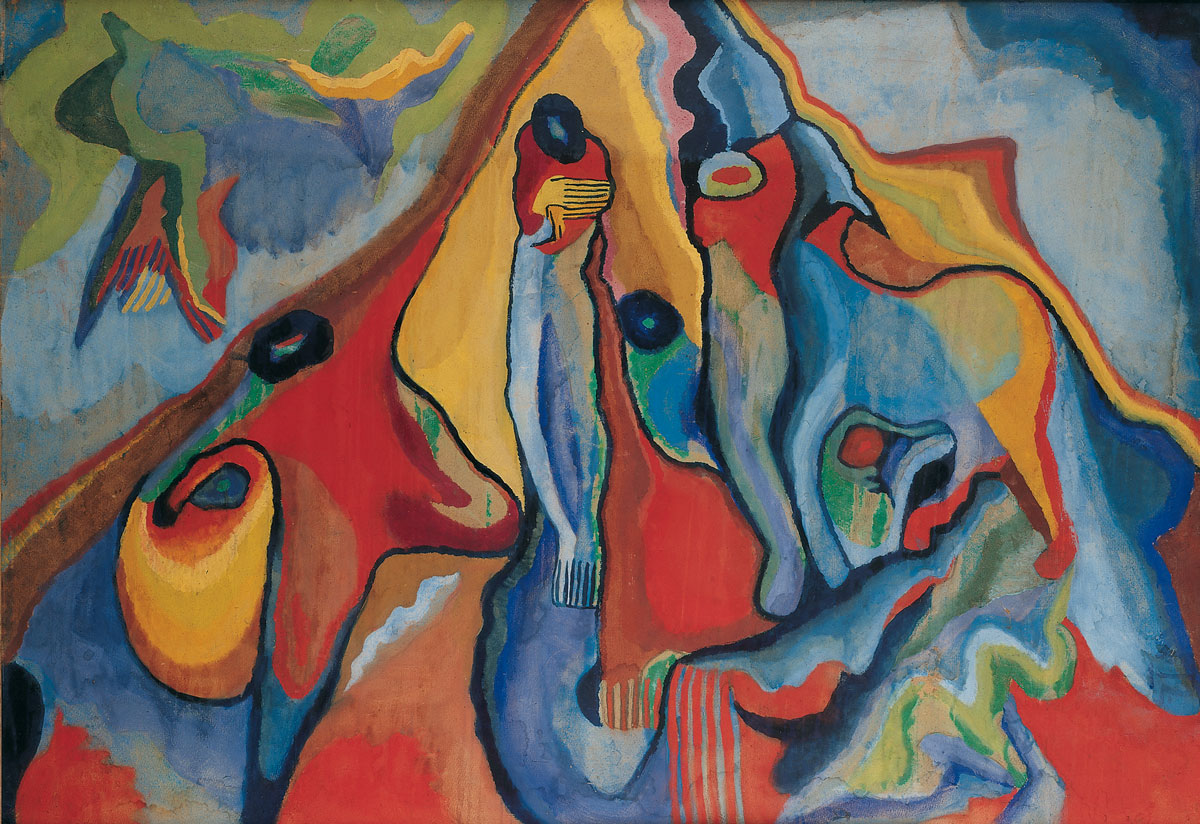 Wilhelm Morgner, Komposition X: Pfingsten, 1912, © Von der Heydt-Museum Wuppertal